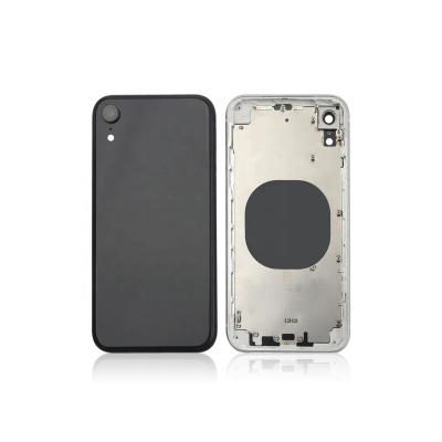 China Metal + Glass Mid View Battery Cover Assembly For iPhone XR Back Housing for sale