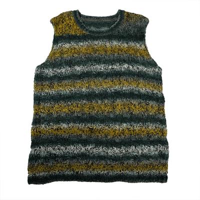 China 2021 Anti-wrinkle New Arrivals Custom Fashion Wear Interval Dyed Wool Icelandic Women's Vest for sale