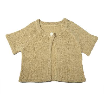 China Custom Sweet Sweater OEM and LOGO Single Buttons Smart Silk Women's Children's Cardigan for sale