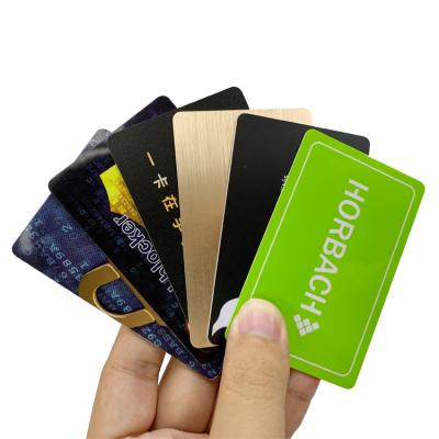 China Blocking Signal Custom Printed PVC Credit Protector Smart Card Rfid Blocking Card With Chip for sale