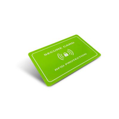 China Blocking Signal Customized ODM Cheap PVC Rfid Blocking Card With Chip for sale