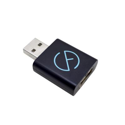 China USB Data Blocker Black Color Logo Printing USB Syncstop USB Data Blocker USB Shield for sale