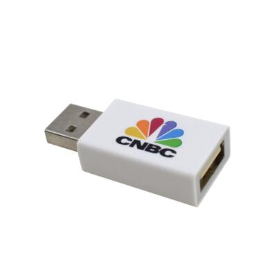 China White Color USB Data Blocker OEM USB Syncstop USB Data Blocker USB Charging Protector for sale