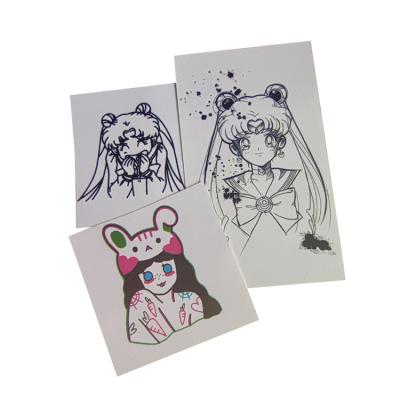 China Hot Gift Color Printing Cartoon Sticker New Style Epoxy Domed Sticker PU Certification Gel Resin Character Outdoor Gua Character Time Custom Map Material for sale