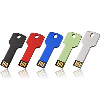 China Metal Key Shaped 4gb 8gb 16gb Metal Usb Stick 32gb 64gb Usb Flash Drive 2.0 Pendrive for sale