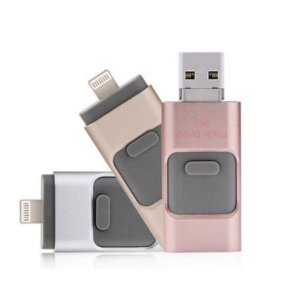 China Plastic Top Selling 3 in 1 USB 3.0 for Smart Phone USB Drive Flash Drive 3.0 Flash Memory Stick for sale