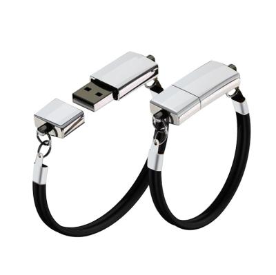 China Promotional Customized Metal Metal Wristband Usb Flash Drives for sale