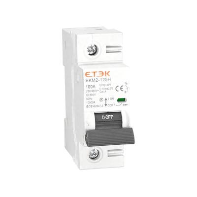 China Wholesale 8-12In ETEK EKM2-125H CE INMETRO MCB Mini Circuit Breaker for sale