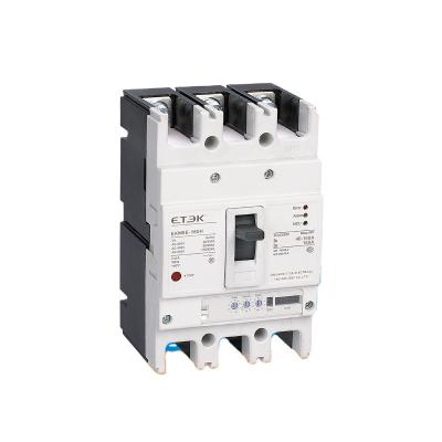 China ETEK EKM8E 3P 630-1000A 65KA Electronic Adjustable Type MCCB Molded Case Circuit Breaker With Intertek CB Approval EKM8E for sale