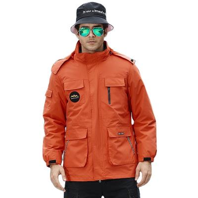 China T17088 Winter Breathable High Quality Cotton Jacket Color Block Funnel Neck Stripper Jacket Windproof Men Down Jackets Coats for sale