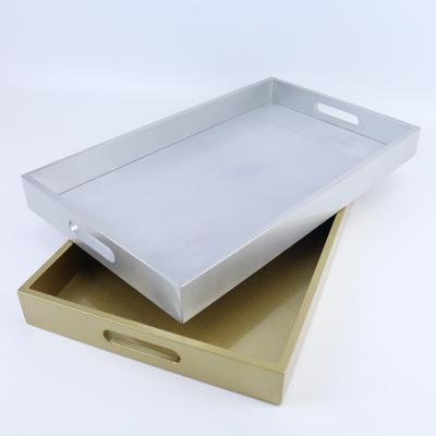 China Rustic Square Render Tray With Classic Serving Ottoman Europe Appetizers Tea Cocktails Sweettray for sale