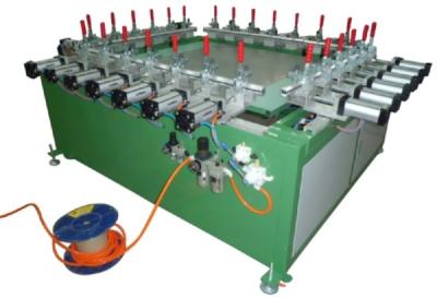 China Pneumatic Screen Mesh Stretching Machine for sale