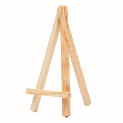 China Creative Mini Desktop Bracket Solid Wood Tripod Easel/Sketch Oil Painting Display Stand Painting Easel for sale