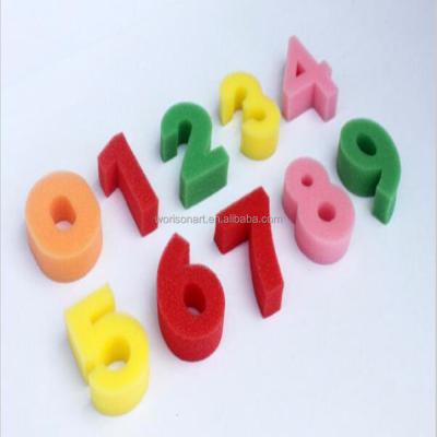 China 10pcs Numbers Sponge Brush Stamp For Kids Art Supplies Drawing Toys DIY Stamp Wn-01 for sale