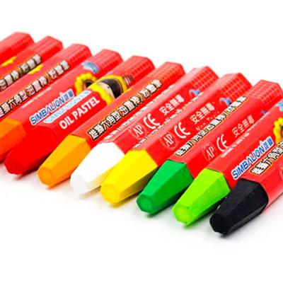 China Bright Colors Ready To Board Non-Toxic Wax Oil Pencil For Oil Pastel Painting Tools for sale