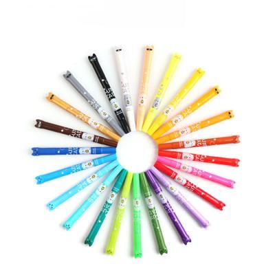 China Creative Cartoon 12 Colors Bright Pencils Colors Drawing Student Non-Toxic Pastel Pencils Art Supplies Kids Oil Pastels for sale