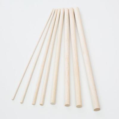 China DIY 1000mm Long Diameter Of D4/D5/D6/D8/D10/D12/D15mm Balsa Wood Round Dowels Sticks For Airplane/Boat DIY Model for sale