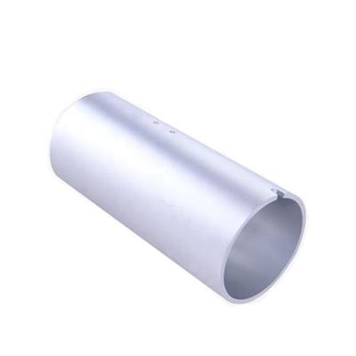 China Factory Wholesale Pipe Profile Constructure Round Rectangular Oval Extrusion Tube Aluminum Pipe Profile Radiator Housing for sale