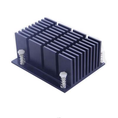 China Custom Aluminum Square Chip Heat Sink Aluminum Profile IC Chip Heat Sink Aluminum IC Chip Pin Heat Sink for sale