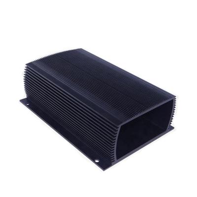 China OEM 6063 Factory Custom Aluminum Radiator Waterproof Extruded Enclosure al6063-T5 Aluminum Radiator Enclosure for sale