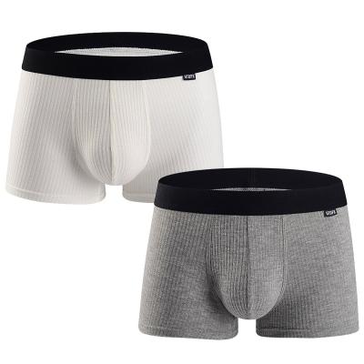 China Breathable Men's Medium Size Youth Boxer Briefs Four Corner Briefs Thin Threads Four Corner Briefs for sale