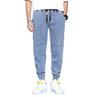 China European and American men's wholesale jeans men's Harlan breathable loose casual pants M-8xl spring fat plus size gaiters plus size for sale