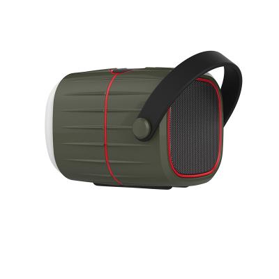 China Outdoor multi function portable rechargeable speaker lamp camping/factory LED rise/fishing lantern camping tent light power bank for emergency for sale