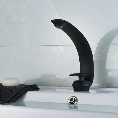 China Metered Faucets Single Handle Faucets One Hole Waterfall Mixer Sink Faucet Bathroom Face Basin Faucet for sale