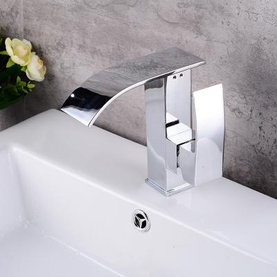 China Metered Faucets Single Handle Faucet Waterfall Toilet Vanity Basin Bathroom Expensive Modern Tall Faucet for sale