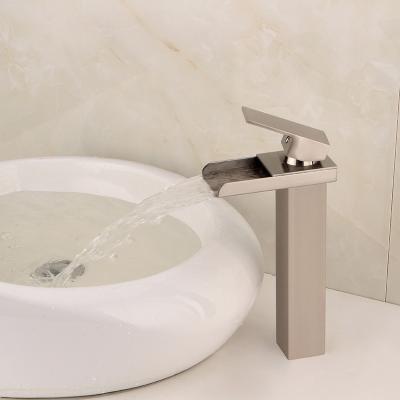 China Metered Faucets Lower Single Handle Bathroom Basin Faucet Modern Basin Sink Faucet for sale