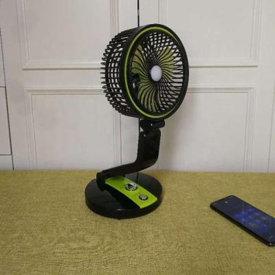 China Solar Multi Functional Mini Electric Fan Rechargeable Solar Fan for sale