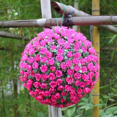 China Garden Led Outdoor Waterproof Christmas Holiday Garden Flower Ball Solar Hanging Decorative Lawn Light for sale