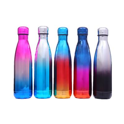 China Stocked custom logo 500ml bulk smart sublimation double wall vacuum insulated thermal flask stainless steel travel sports water bottles for sale