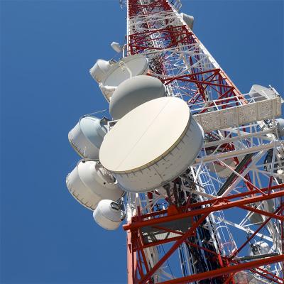 China Rede 5G Wifi Antenna Estação Base Antenna Autônoma Torre de 4 Pernas Torre de Televisão Celular ao Ar Livre à venda