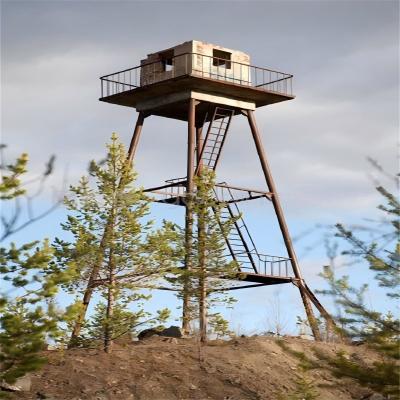 China 3m 5m 8m 10m 15m Hot Dip Galvanized Fire Watchtower Customized Four Leg Elevated Observation Tower  for sale