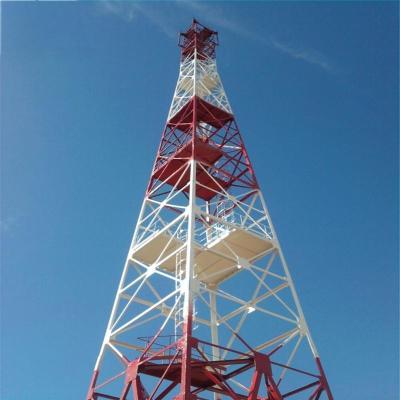 China Gsm 60m Self Supporting Lattice Tower Leg Base Polyester Powder Coating Bts Four Legged Radio Communication Metal Antenna Tower for sale