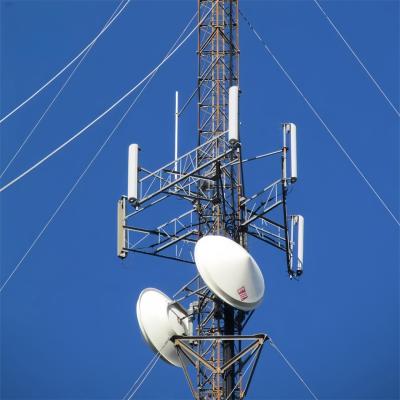 China Wireless Communication Iron Telecom Guyed Pole Tower 5g Radio Antenna Wifi Isp Internet Tower For Sale for sale