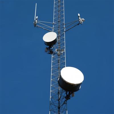 China Comunicação Telecomunicações Torre de arame galvanizado Aço 30M Triângulo de rede Mastro triangular à venda