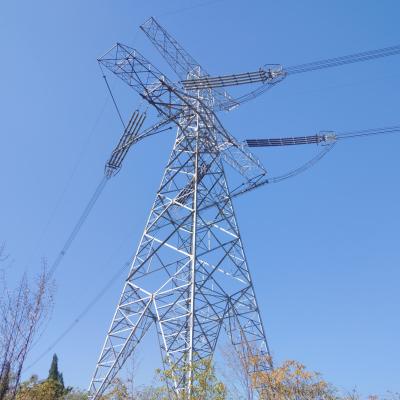 China High Voltage Power Transmission Line Tower 10KV 33KV 66KV 110KV for sale