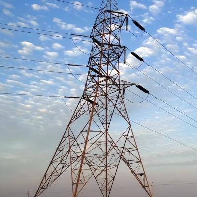 China 133KV Galvanized Electric Power Transmission Towers Steel Pole Tubular Tower for sale