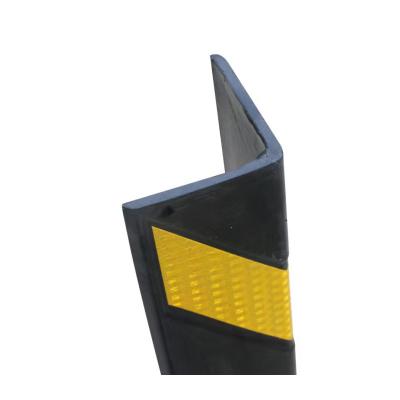 China Modern High Visibility Reflective Yellow Rubber Pad Top Quality Corner And Edge Rubber Guard for sale