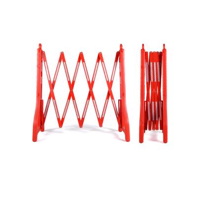 China Movable Plastic Construction Barrier Crowd Control Barriers Folding Barricade Expandable Manhole Barrier for sale