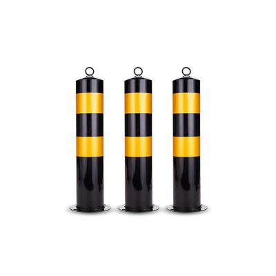 China Pavement Security New Arrivals Safty 100X250x520mm 1.1Kg Traffic Concrete Steel Pipe Bollards for sale