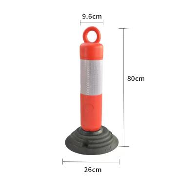 China Roadway Safety Fast Delivery Pavement Safety Road Safety Pole Barrier Courier Rack for sale