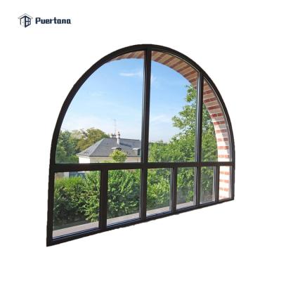 China Swing Hexagon Window Patio Window/Half Moon Window/Octagon Window for sale