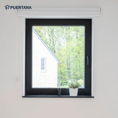 China Contemporary 36 x 36 Interior Tempered Glass Casement Opening Window for sale