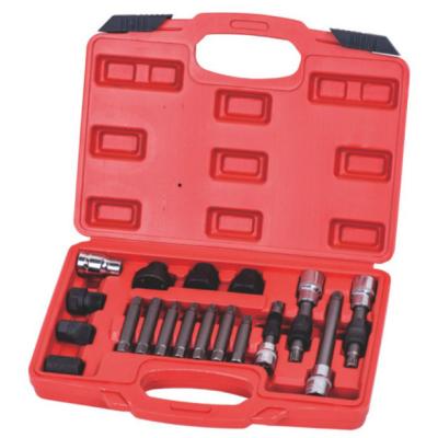 China 18pcs Hand Tool Alternator Release Pulley Removal Set for sale