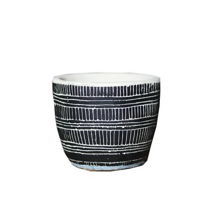 China Customized modern best-selling porcelain design retro garden style flowerpot antique flowerpot for sale