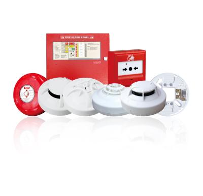 China Hot Selling Conventional Alarm System 4 Southeast and Africa Fire Detection Optional 8 12 16 Zone Conventional Smoke Detector CFP-600L for sale