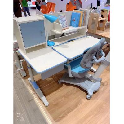 China Modern Kids School Height Adjustable Child Study Table And Chair for sale